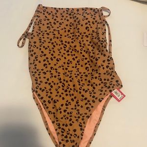 BNWT Cheetah One Piece- Size Small